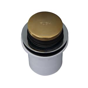 2.25 in. Pop Up Tub Drain, Polished Brass
