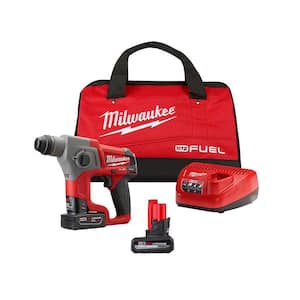 M12 FUEL 12-Volt Lithium-Ion Brushless Cordless 5/8 in. SDS-Plus Rotary Hammer Kit with XC High Output 5.0 Ah Battery