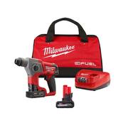 M12 FUEL 12-Volt Lithium-Ion Brushless Cordless 5/8 in. SDS-Plus Rotary Hammer Kit with XC High Output 5.0 Ah Battery