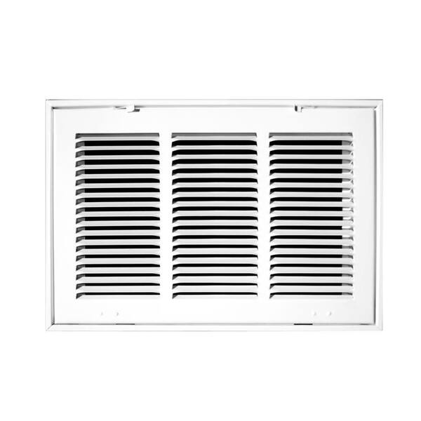 Everbilt 24 in. x 14 in. Steel Return Air Filter Grille, White