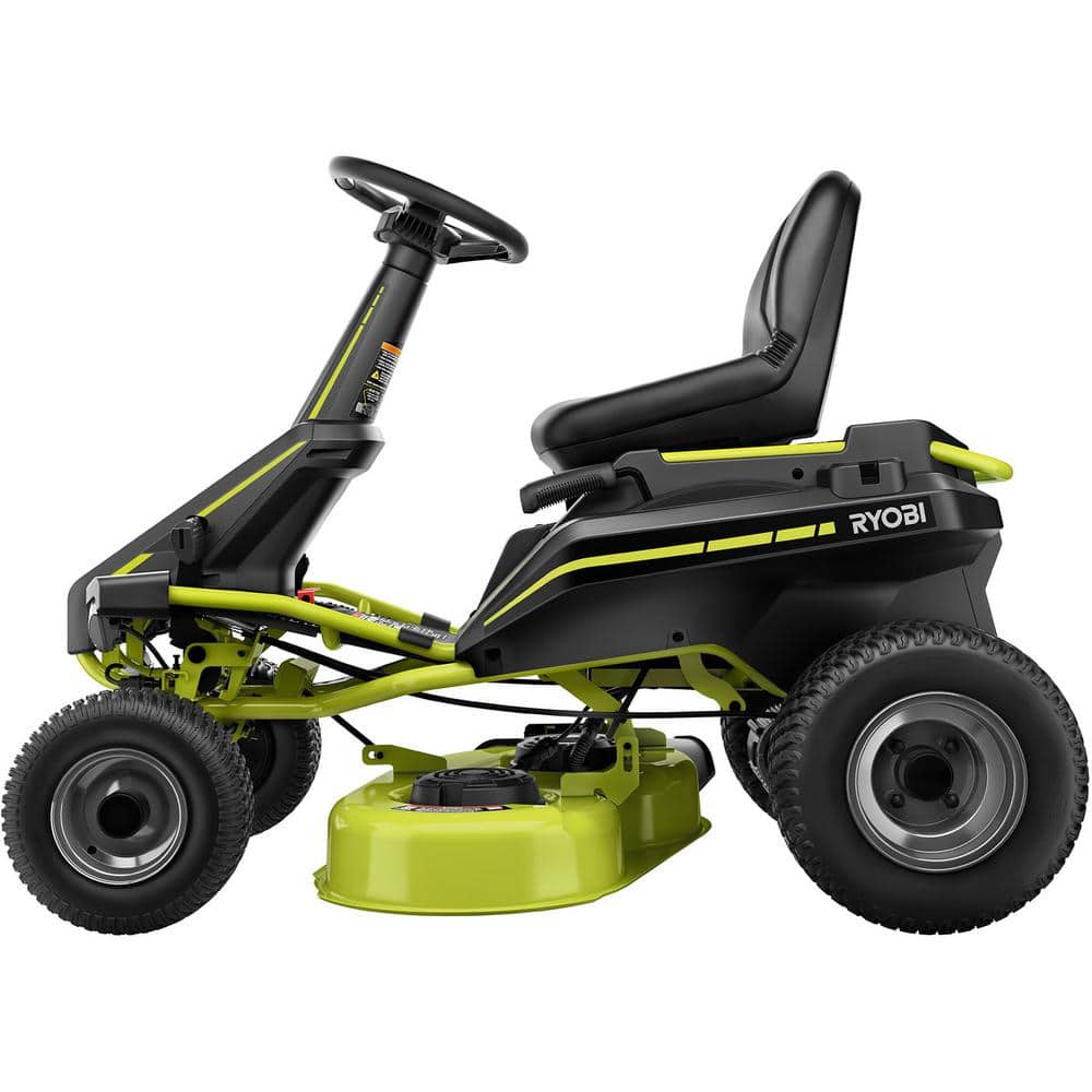 48V Brushless 30 in. 50 Ah Battery Electric Rear Engine Riding Mower ...