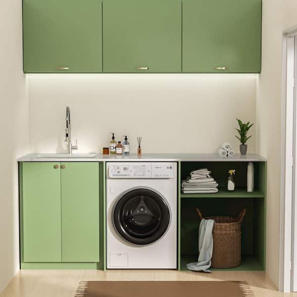 Kichae 23 in. Undermount Laundry/Utility Sink Brushed Stainless