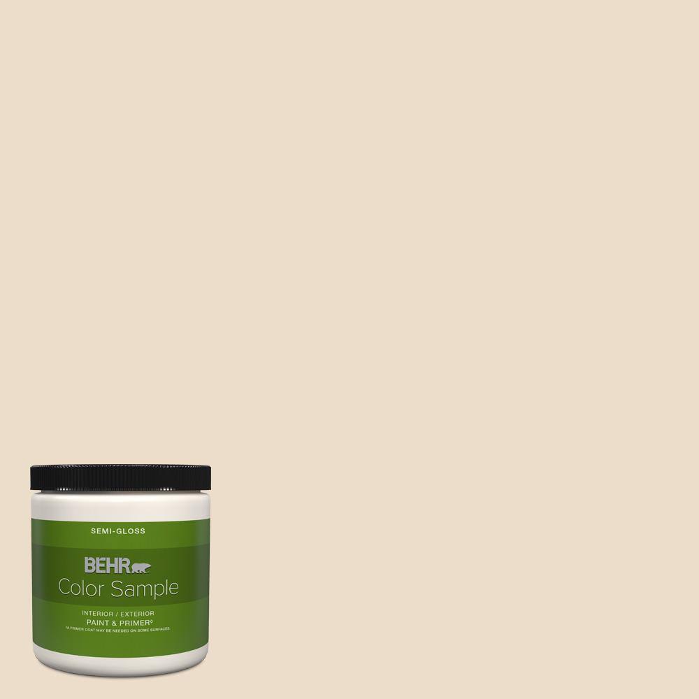 BEHR PREMIUM PLUS 8 oz. BWC22 Lambskin SemiGloss Interior/Exterior