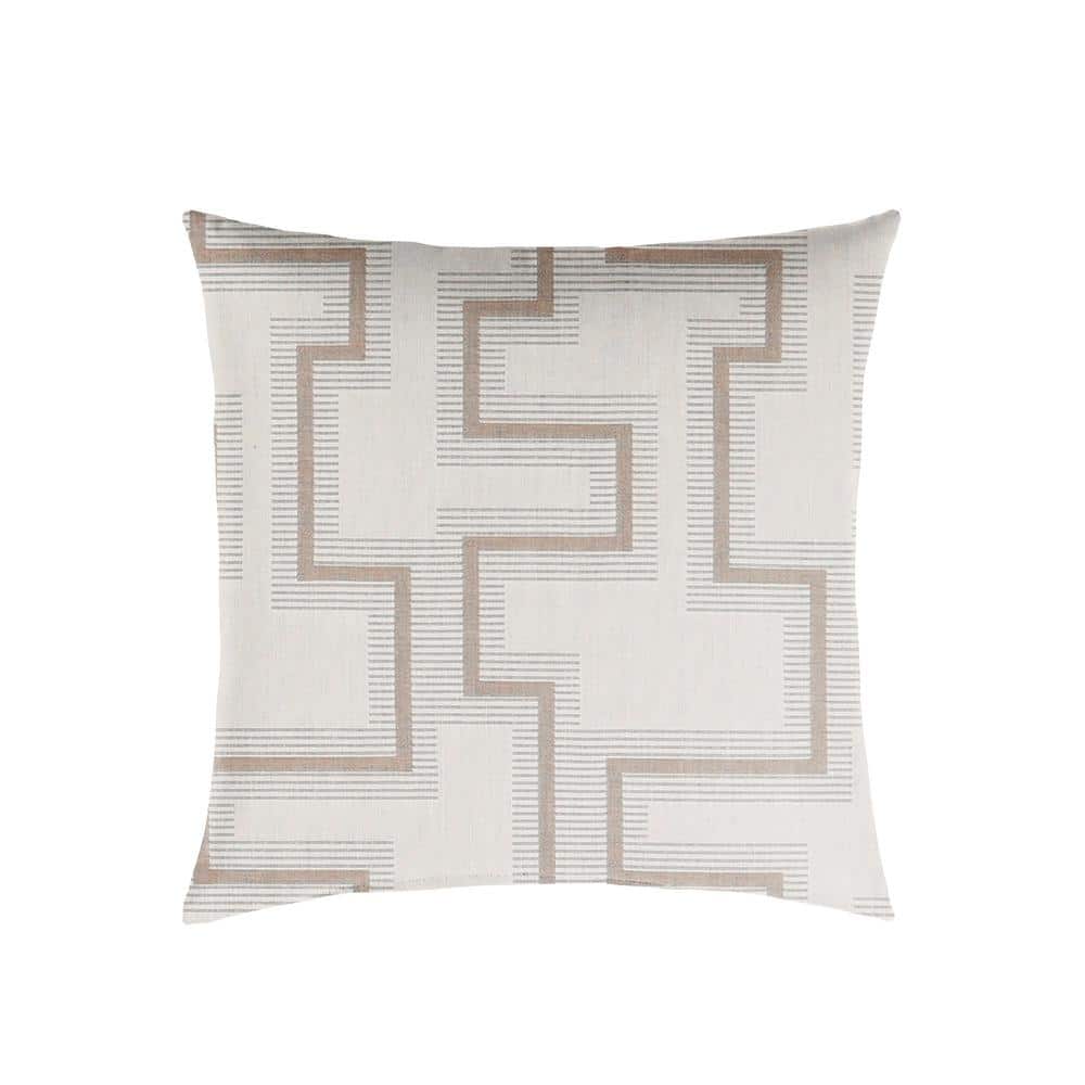 Sunbrella Resonate Dune Outdoor Knife Edge Throw Pillows