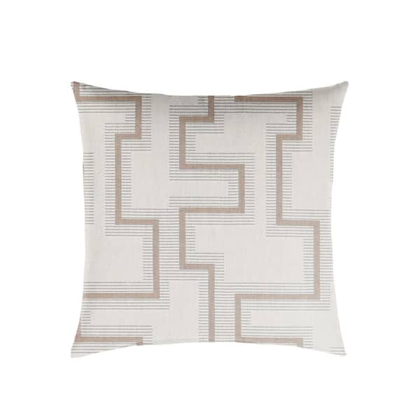 SORRA HOME Sorra Home Sunbrella Resonate Dune Outdoor Knife Edge Throw Pillows