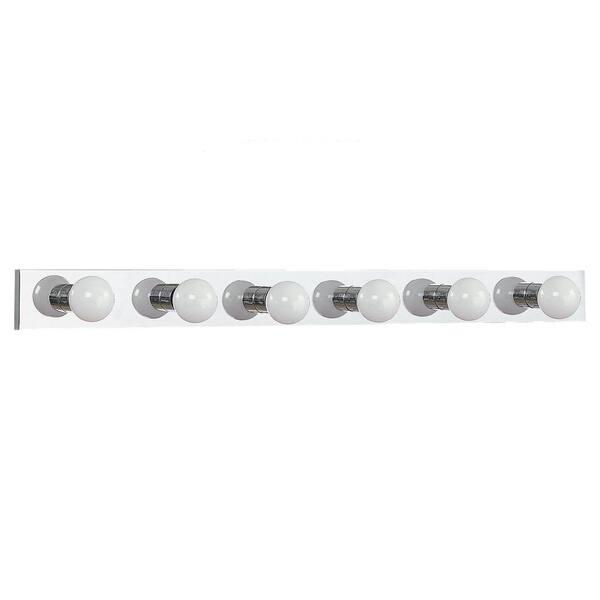 Generation Lighting Devlin 6-Light Chrome Wall Bath Fixture-DISCONTINUED