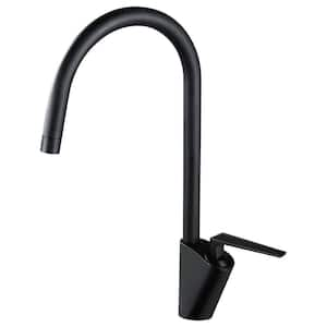 Single Handle Pull Down Sprayer Kitchen Faucet, Hot&Cold Faucet with Advanced Spray in Matt Black(Bubbling&Splash-Proof)