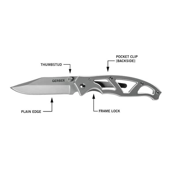 Gerber Paraframe Knife, Sharpener and Fire Starter Set SKU 31-004134 –  Highlander Knives and Swords