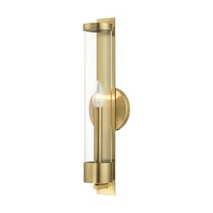 Castleton 1 Light Antique Brass ADA Single Sconce