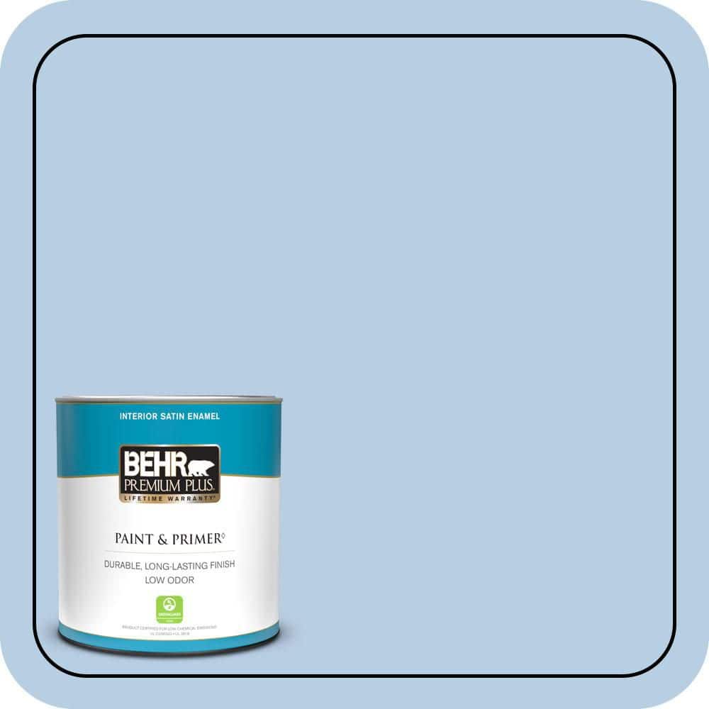 1 qt. #570C-3 Tender Twilight Satin Enamel Low Odor Interior Paint & Primer price history on PriceWatchPro