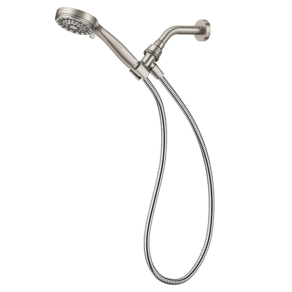 Spot Resist Brushed Nickel 5-Setting Handheld Showerhead