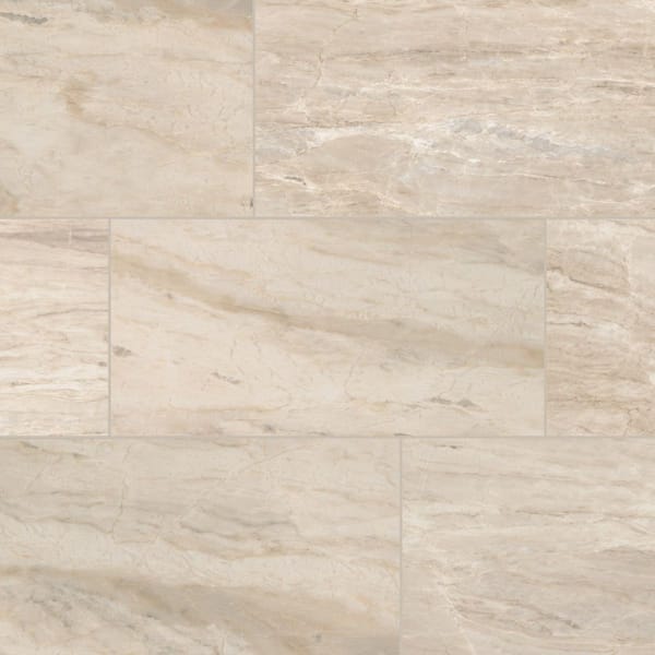St. Clamont Ivory Marble 15 in. x 30 in. Glazed Porcelain Floor and Wall Tile (261.6 sq. ft./Pallet)