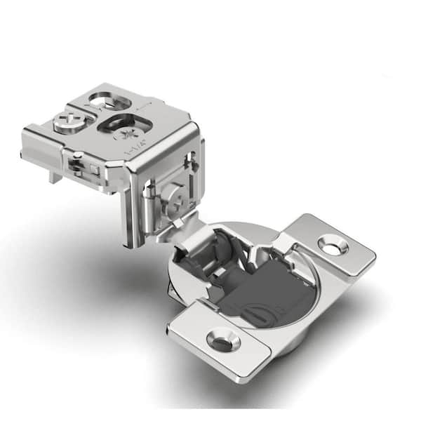 50-Pack 105° 1-1/4 in. Overlay 4D Soft Close Concealed Cabinet Hinges with Adjustable Closing Speed for Face Frame Door