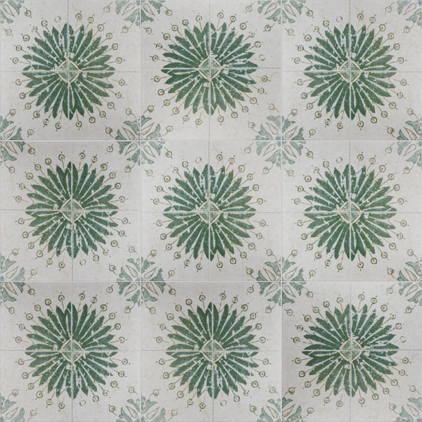 Klinker Retro Blanco Aster 12-3/4 in. x 12-3/4 in. Ceramic Floor and Wall Tile (1.16 sq. ft./Each)