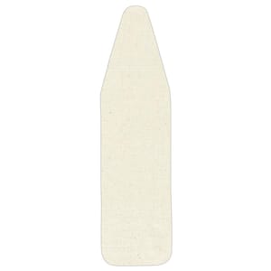 Wide Top Ironing Board Cover and Pad with Attached Storage Pocket