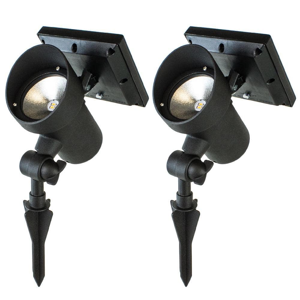 LED Outdoor Solar Landscape Spotlight (2-Pack)