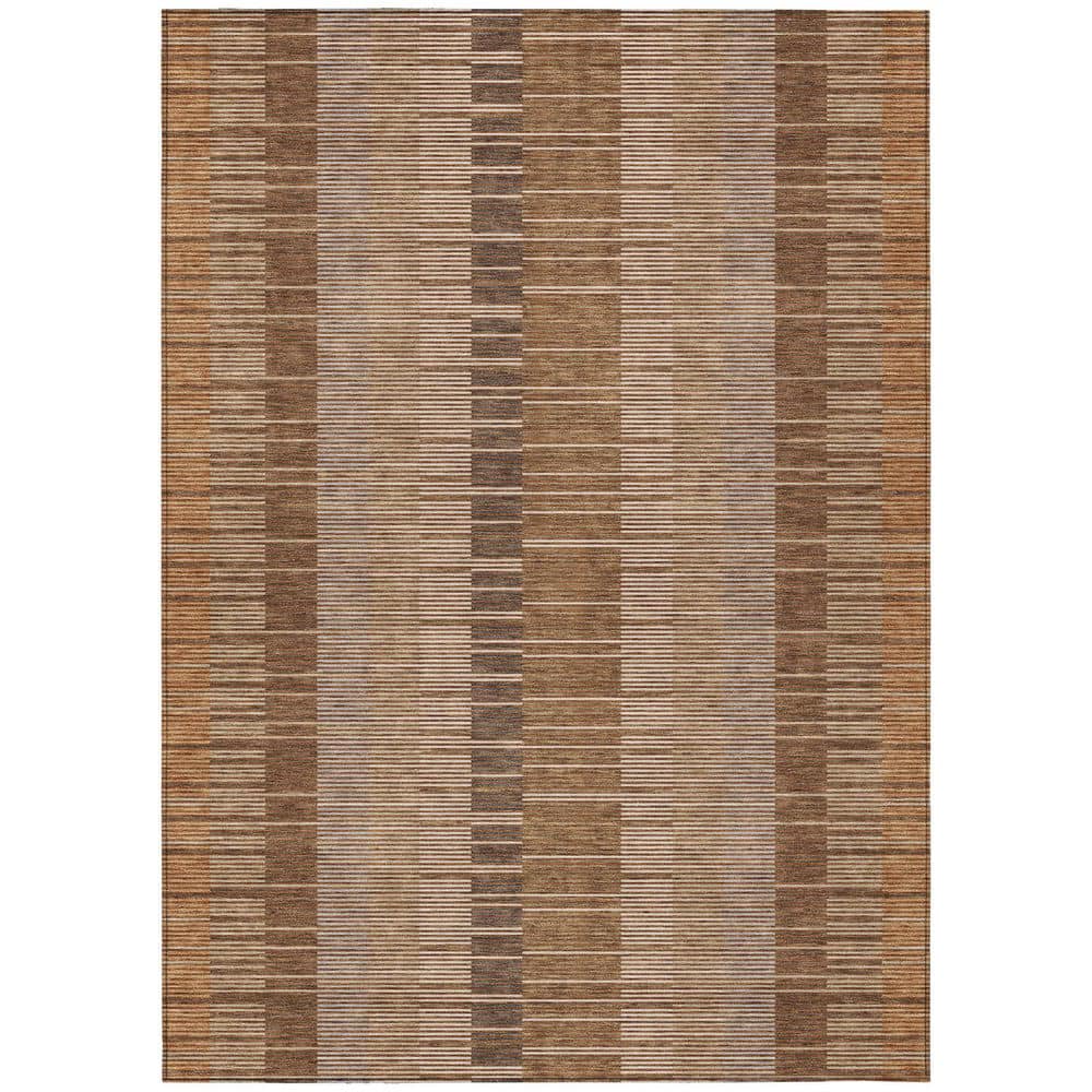 Chantille Machine Washable Indoor/Outdoor Abstract ACN2821 Paprika 3 ft. x 5 ft. Area Rug price history on PriceWatchPro