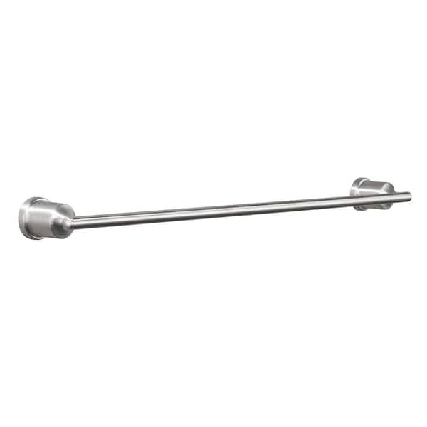 AVITAS 24 in. Wall Mounted Towel Bar in Brushed Nickel