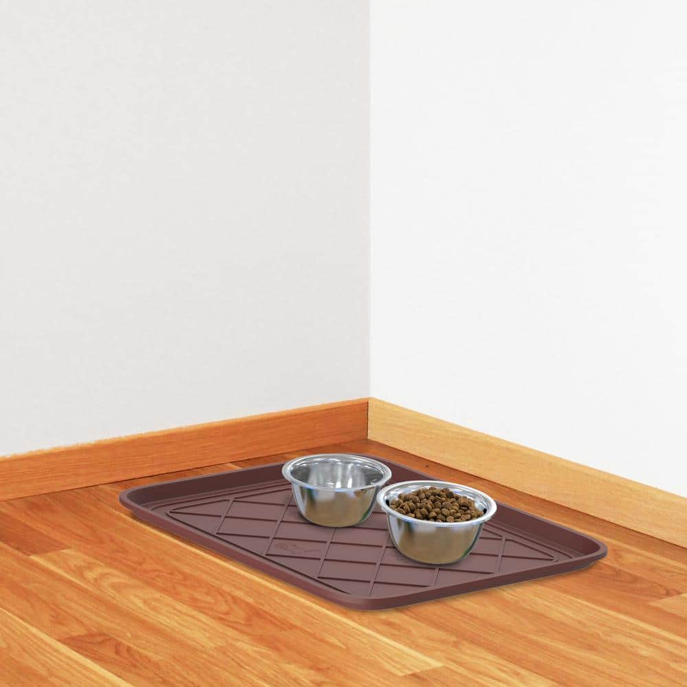 Brown Polypropylene Rectangle Outdoor Boot Tray