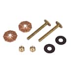 Johni-Quick 1/4 in. x 2-1/4 in. Brass Toilet Bolts