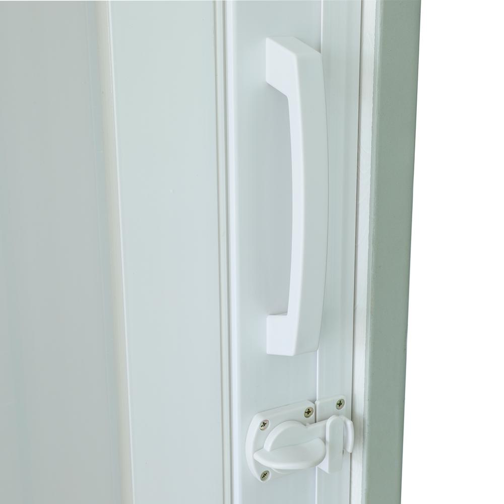 Everbilt Accordion Door Saturn White 36 in. x 80 in. SAT-36X80W