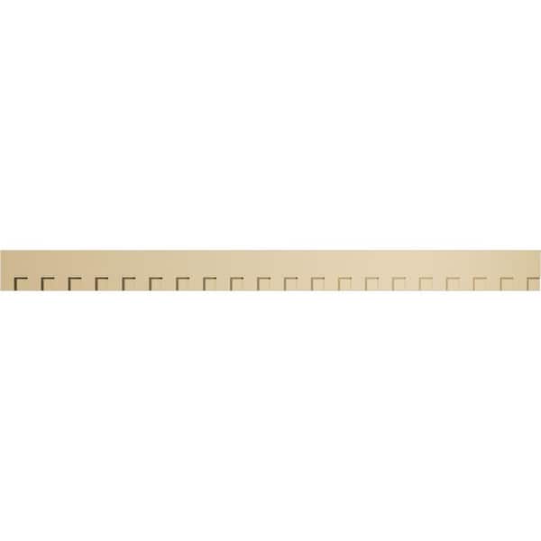 1 in. D x 7 in. W x 93.375 in. L Primed Polyurethane Panel Moulding