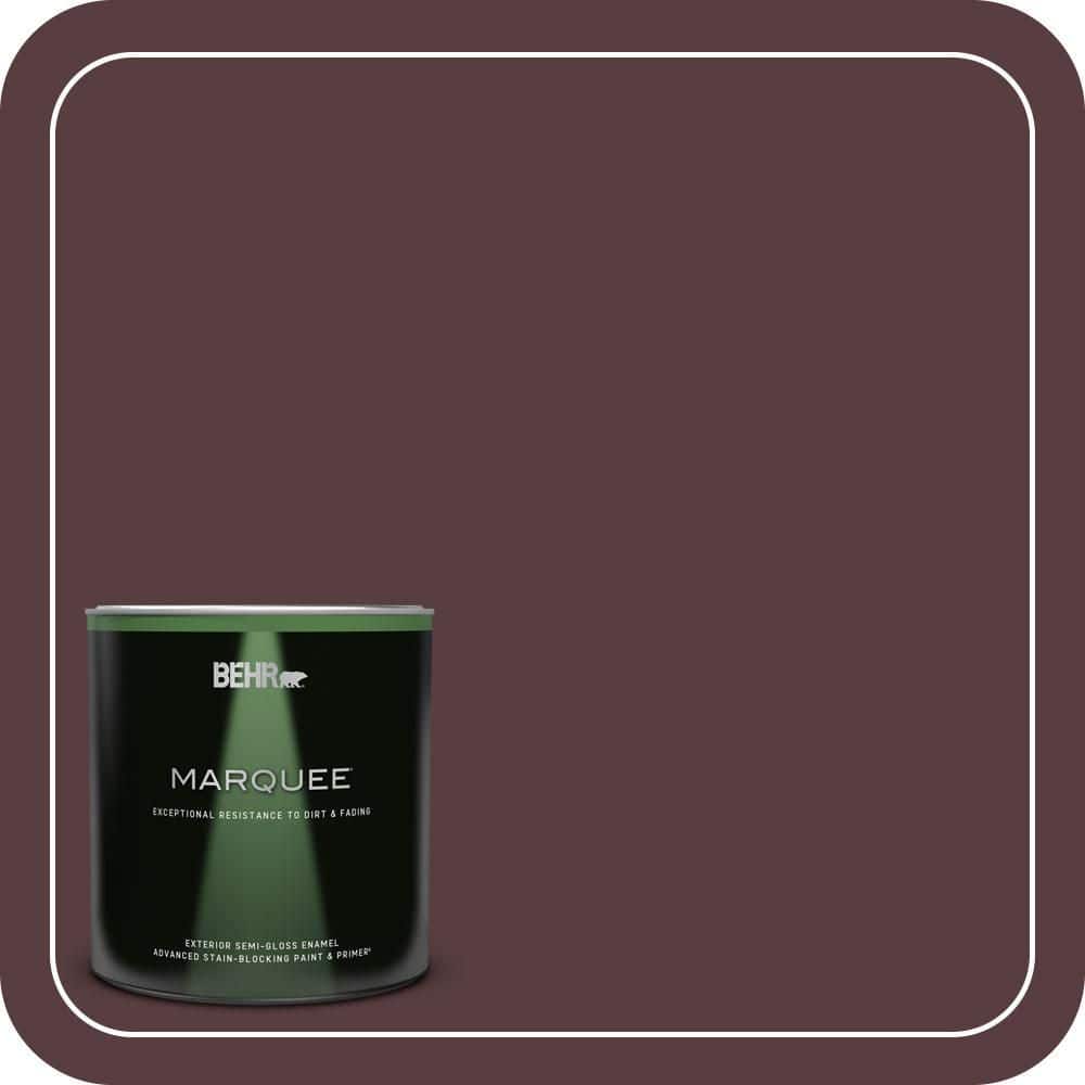 1 qt. #PPU1-02 Divine Wine Semi-Gloss Enamel Exterior Paint & Primer price history on PriceWatchPro