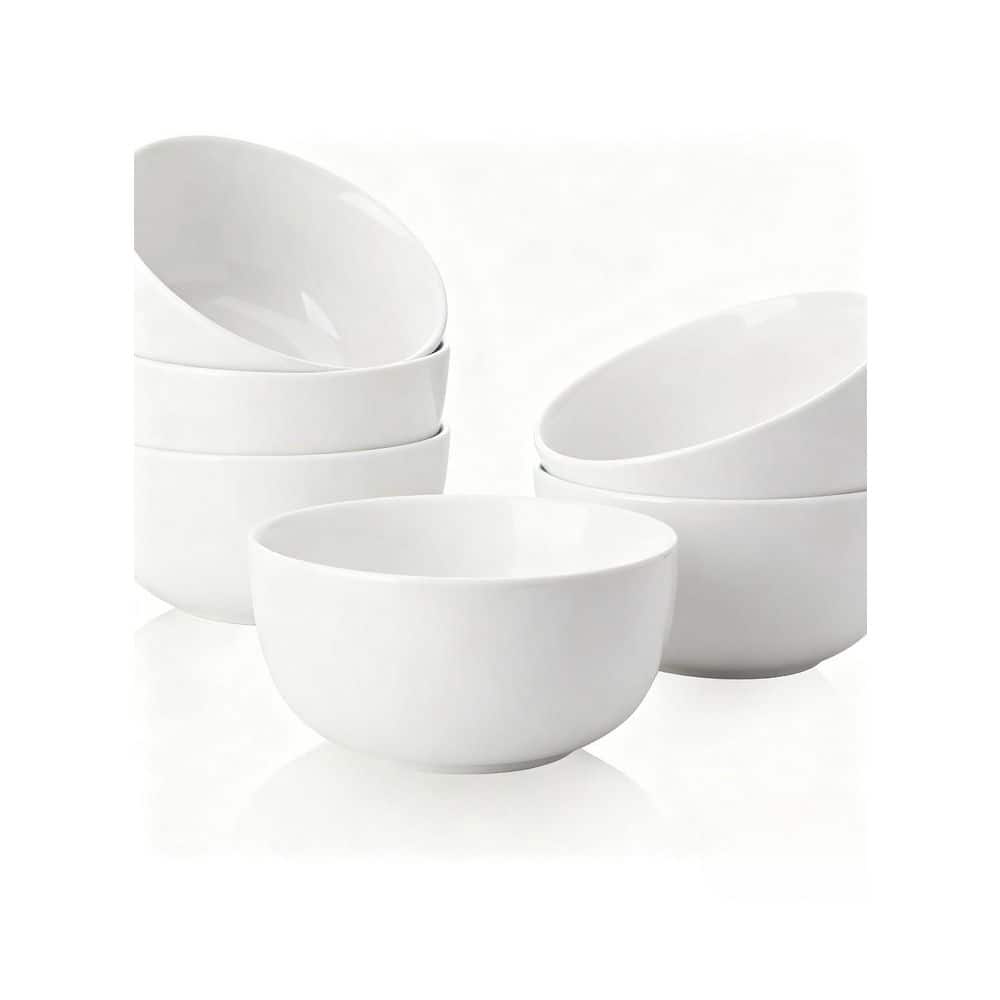 Wudkey 10 fl. oz. Ceramic Bowls Versatile for Cereal, Soup, Salad