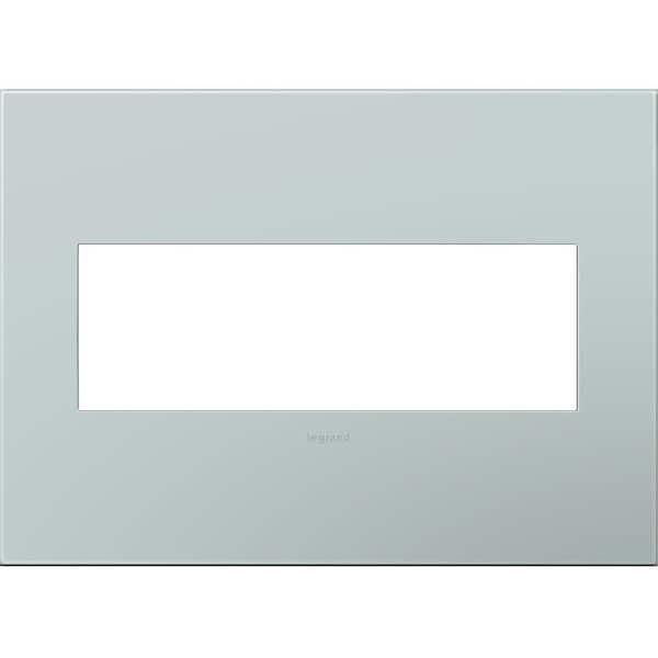 adorne 3 Gang Decorator/Rocker Wall Plate, Pale Blue (1-Pack)