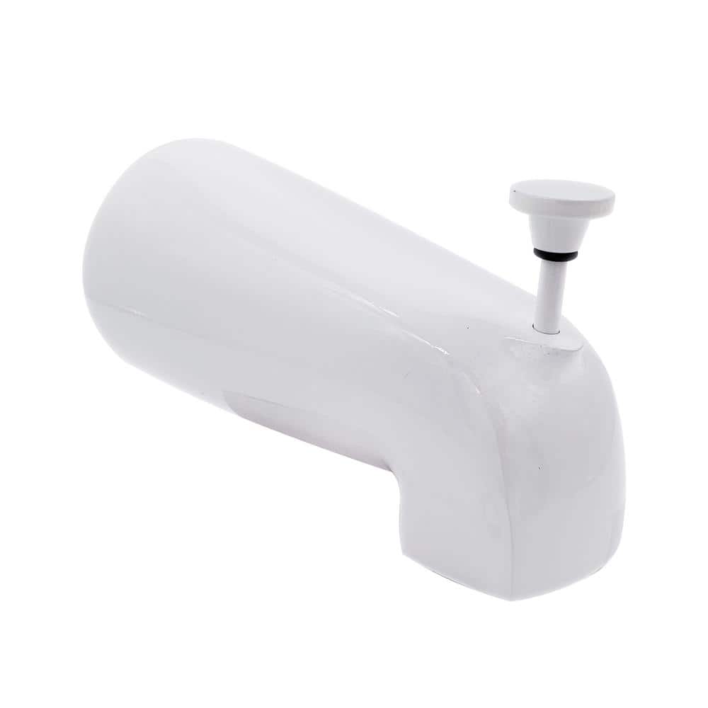 5-1/2 in. Brass Nose Diverter Tub Spout, Powder Coat White price history on PriceWatchPro