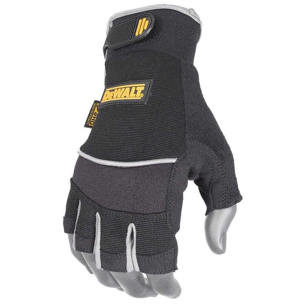 DEWALT Fingerless Synthetic Palm Performance Work Glove - Large