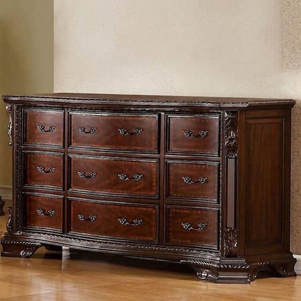 9 drawer dresser brown 9 Drawer Dresser - Brown