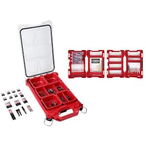 SHOCKWAVE Impact Duty Alloy Steel Screw Driver Bit Set with PACKOUT Case (220-Piece)