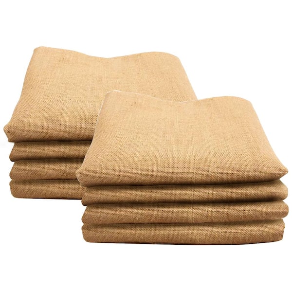 Wellco 42 in. x 30 in. Natural Burlap Bags Potato Sack Race Bags Accessory for Kids and Adults for Birthday Party Games 8 Pack BP10774P8 The Home Depot