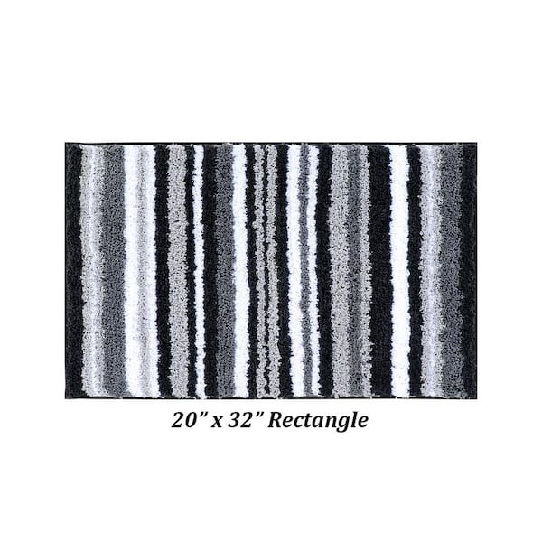 Origin 21 32-in x 20-in Gray Tie-dye Polyester Memory Foam Bath