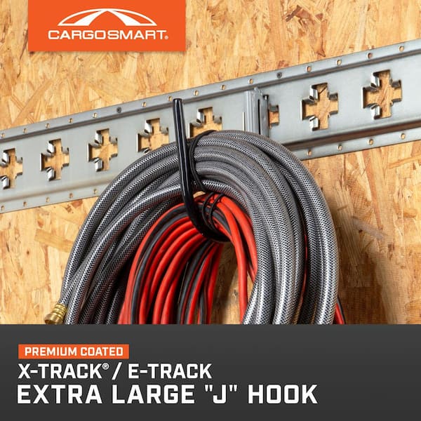 Grey Powder Coated Premium Extra-Large J Hook (1-Pack)