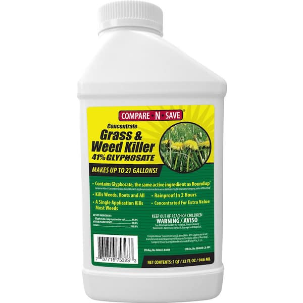 Compare-N-Save 32 oz. Grass And Weed Killer Glyphosate Concentrate