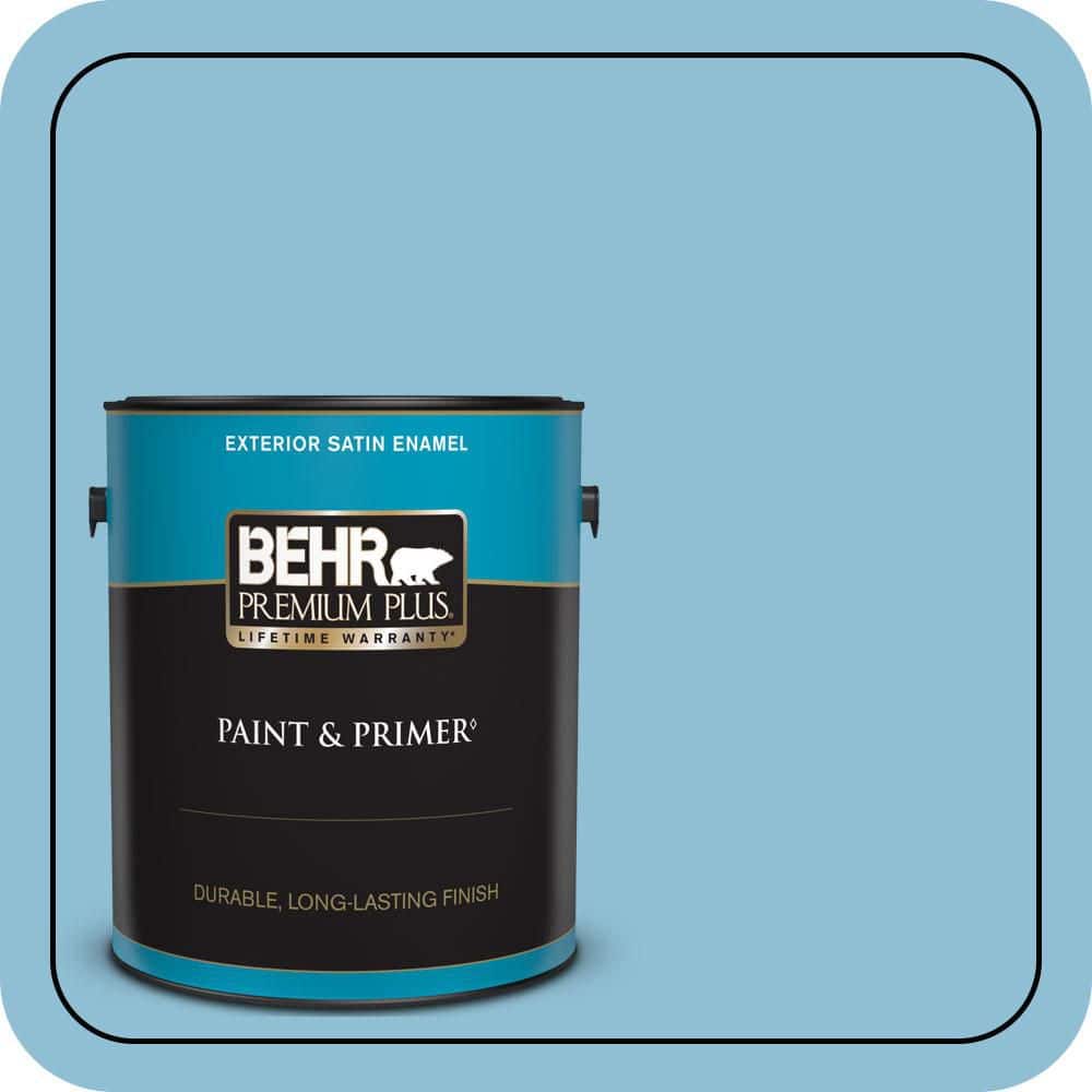1 gal. #M490-3 Speedboat Satin Enamel Exterior Paint & Primer price history on PriceWatchPro