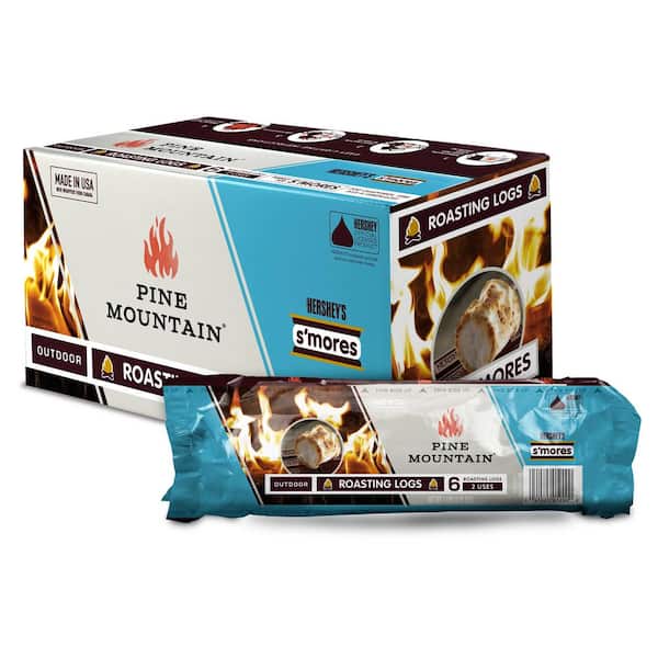Pine Mountain Hershey's Roasting Logs (6-Pack)