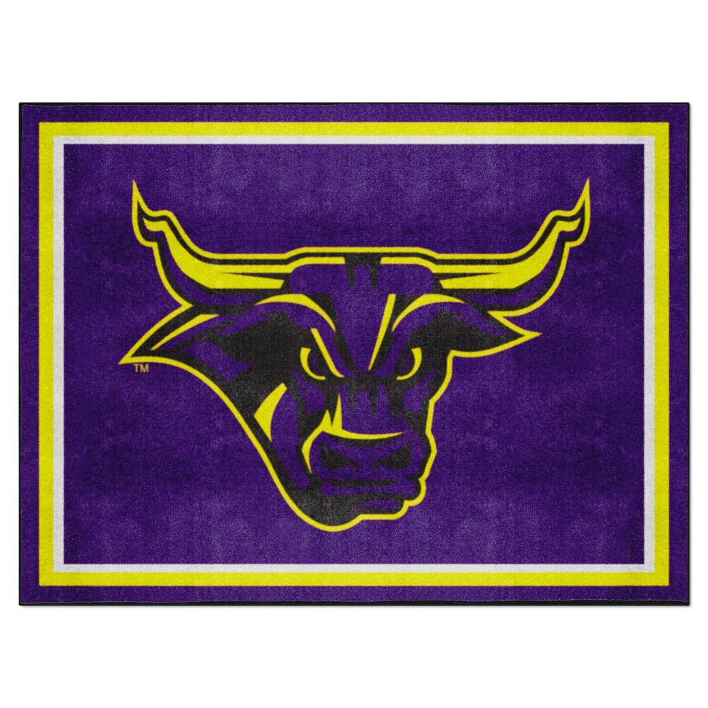 FANMATS Minnesota State Mankato Mavericks Purple 8ft. x 10 ft. Plush Area Rug 37724 The Home