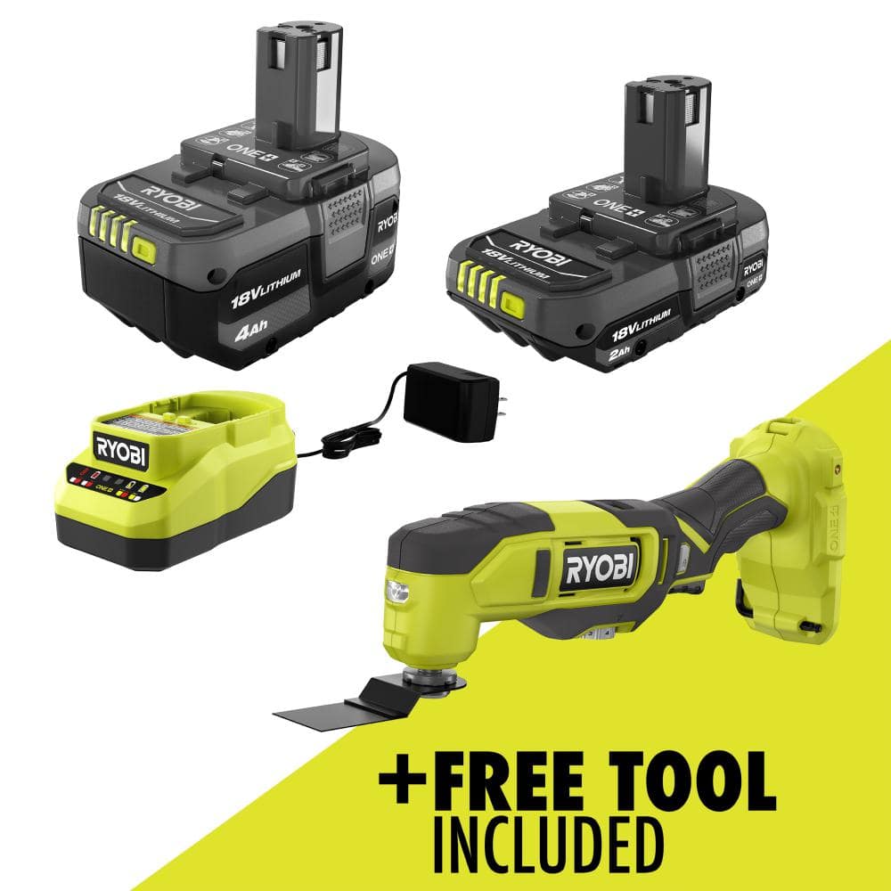 Have a question about RYOBI ONE+ 18V Lithium-Ion Kit with 2.0 Ah and 4. ...