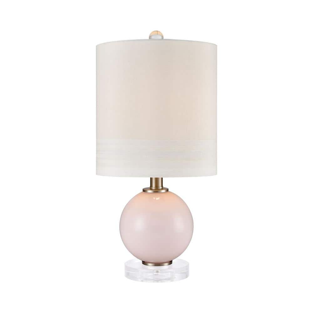 Titan Lighting Fay Table Lamp in Pink TN-90046032 - The Home Depot