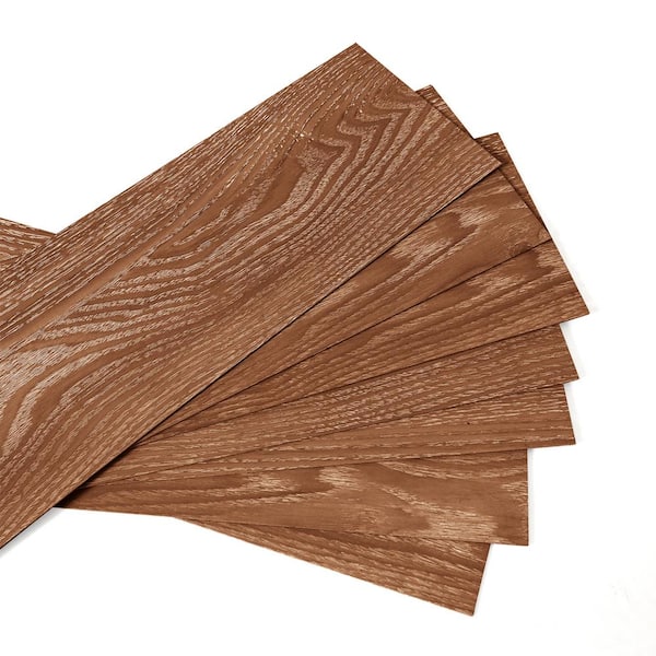 Gray 12 mil x 5.9 in. W x 35.9 in. L Water Protection Peel and Stick Vinyl Floor Tile Flooring 10 pack (15 sq. ft./Case)