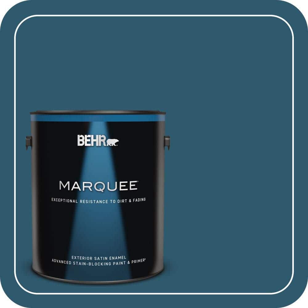 1 gal. #S-H-540 Quiet Storm Satin Enamel Exterior Paint & Primer product image for price tracking