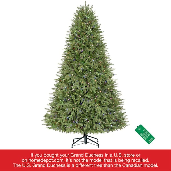 Home Decorators Collection 7.5 ft. Pre-Lit LED Grand Duchess Fir