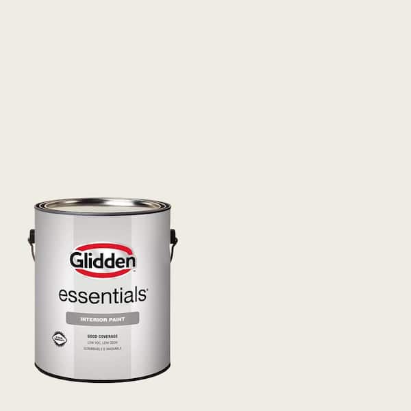 Glidden Essentials 1 gal. PPG1006-1 Gypsum Eggshell Interior Paint ...