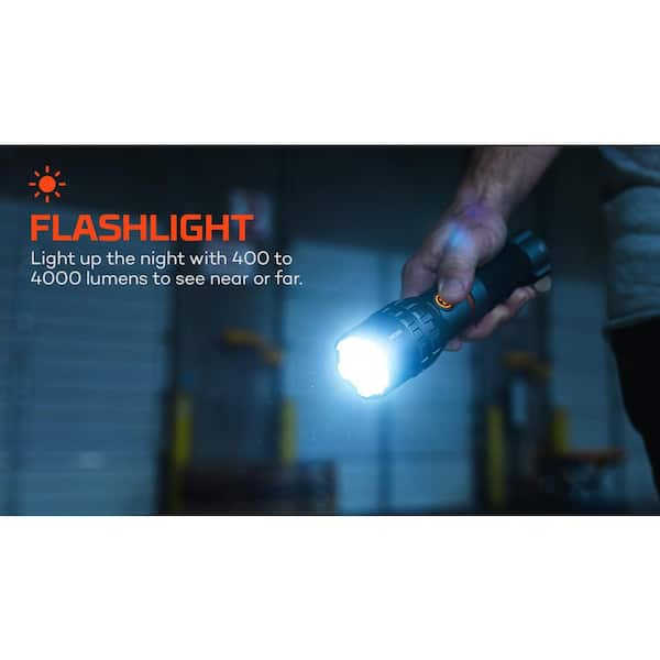 NEBO Slyde King 4000 Lumens Rechargeable Battery LED Multi-Purpose