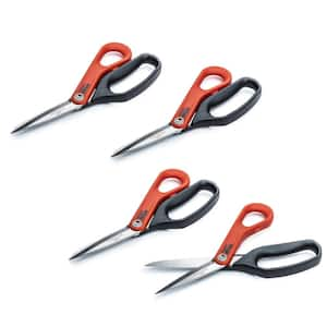 Wiss 8-1/2 in. Stainless Steel All-Purpose Tradesman Scissors (4-Piece)