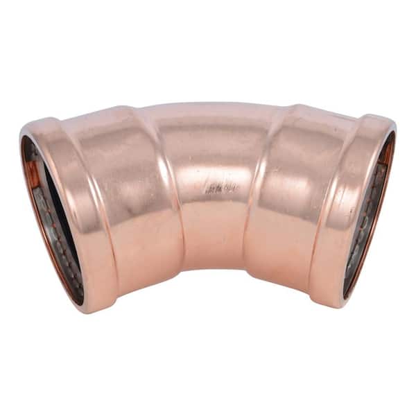4 in. Large Dia. Copper Press 45° Elbow