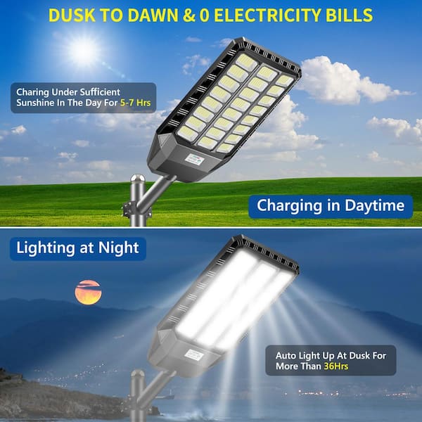 Set of 2 SMD LED Solar Powered Motion Sensor Light 22 LED 150 Lumens 60 80 Black